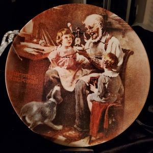 Norman Rockwell "The Toy Maker" Collectors Plate 1977 #27,645E
